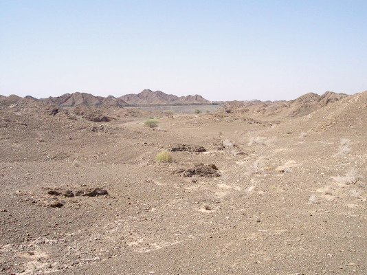 General view of area, looking South