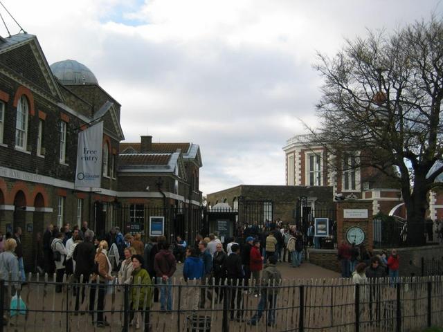 Visitors at Greenwich Royal Observatory