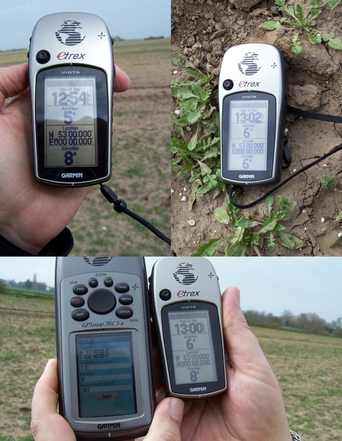 GPS readings - E & W at the same time!