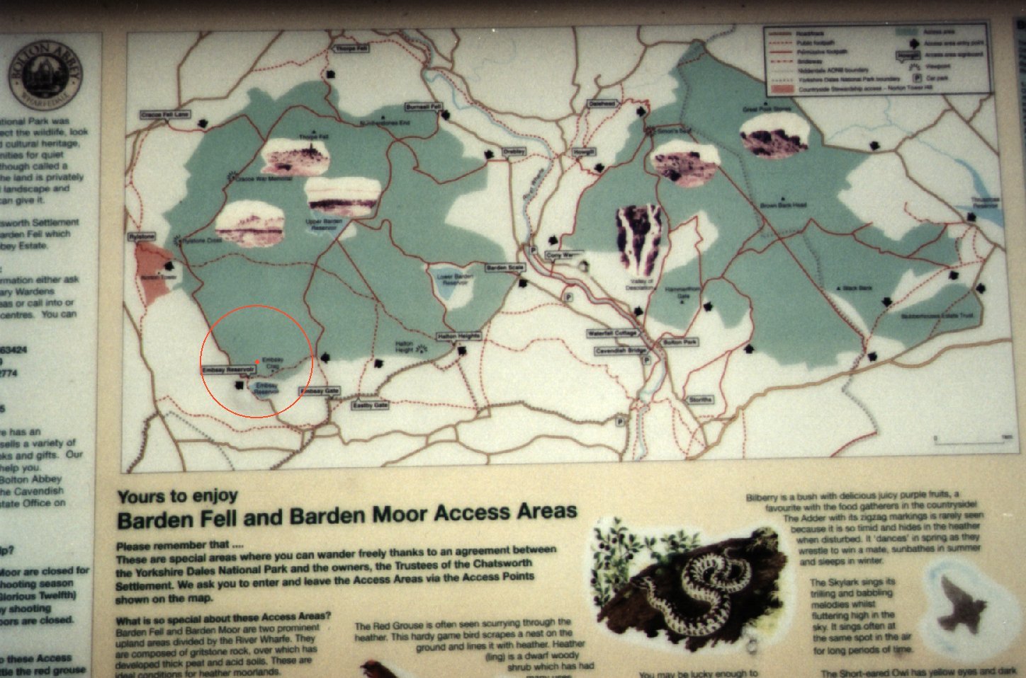 Large map of the area