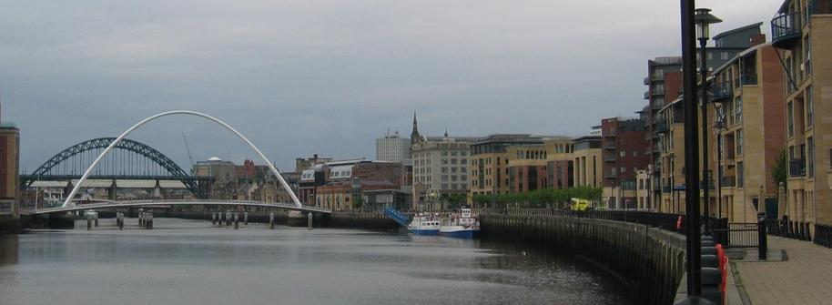 Millenium Bridge in Newcastle