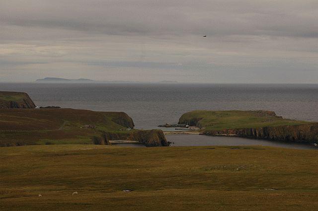 The Confluence as it seen from the S, from atop Fair Isle