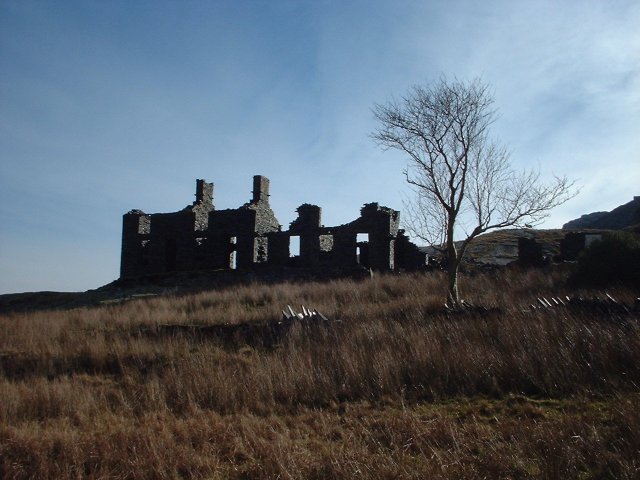 Ruin at Cwmorthin quarry