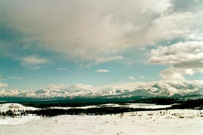 Looking East, Kenai Mountains in the background