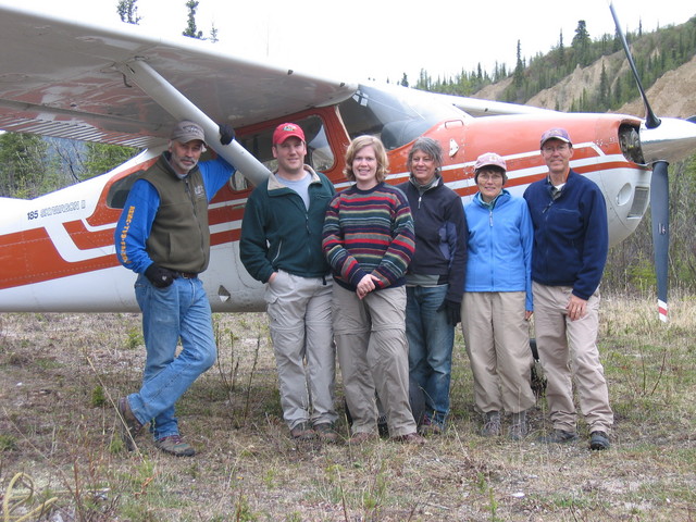 The Confluence Crew back at the airstrip