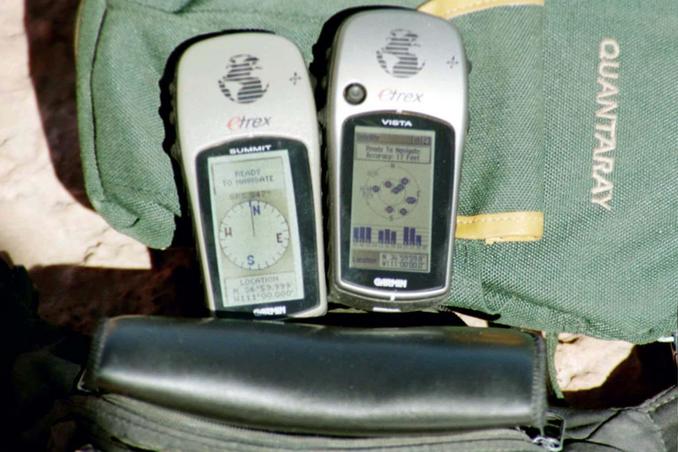 GPS units at the Confluence