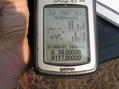 #6: GPS reading at the confluence.