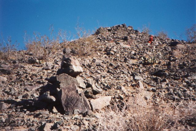 Looking Southeast with our cairn in foreground