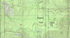 #3: Topographic map with gate south of Confluence labled