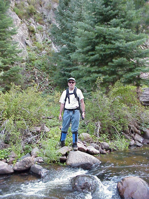 Ben after returning from failing to reach the confluence.