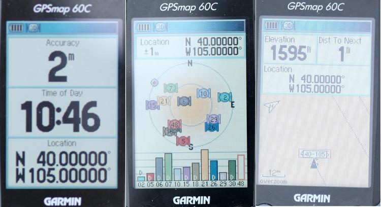 GPS screens