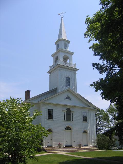 First Congregational Church in Woodstock