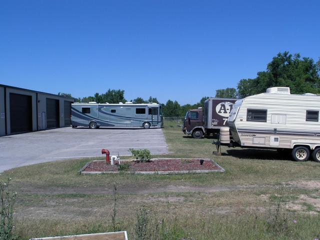 The point is located inside the American-Pro RV center