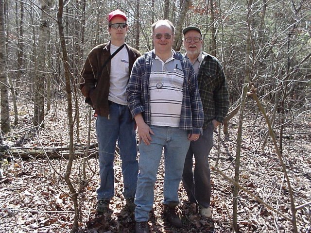 Robert, Allen, and Johnnie on the Confluence