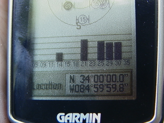GPS - at 37 mts (could not get all zeroes)