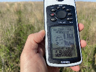 #6: GPS reading at the confluence point.