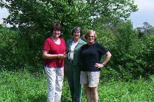 #1: My sisters Molly, Pam, and Judi at the Confluence