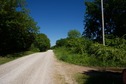 #8: View East (along the country road, from 50 feet North of the point)