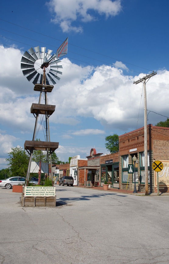 The historic nearby town of Blackwater, Missouri