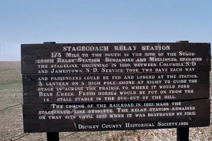 stagecoach station 13miles to the nw of confluence