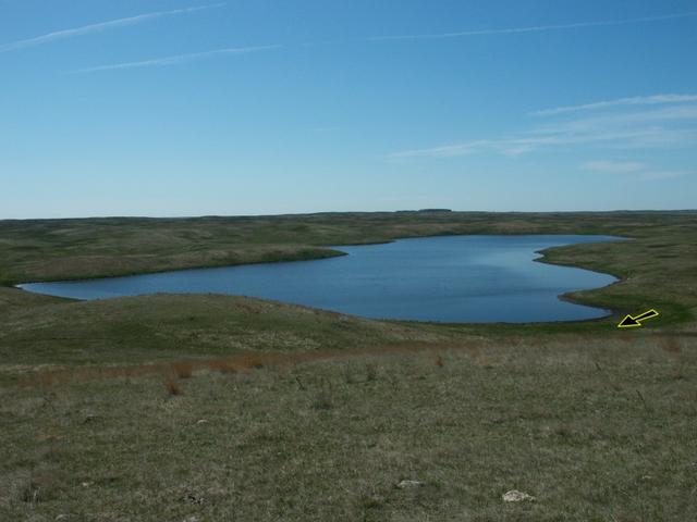 A view towards the confluence from the north