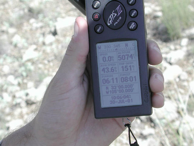 Standard GPS shot