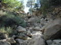 #2: Route up steep wash to confluence