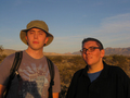#5: D. Hinz and J. Winters at the confluence point.