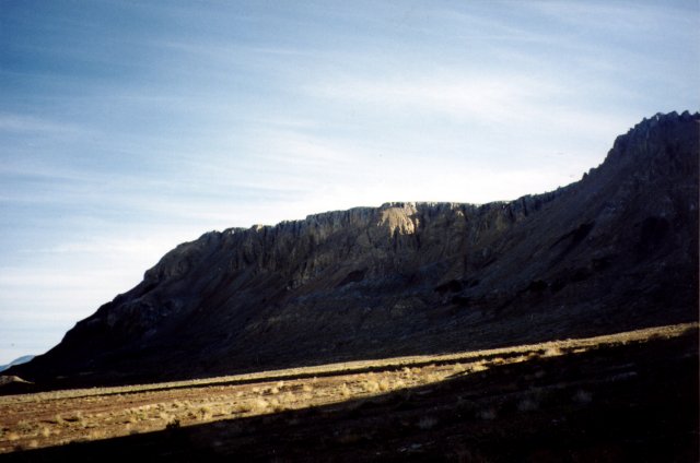 North/West from site - the Black Rock Range