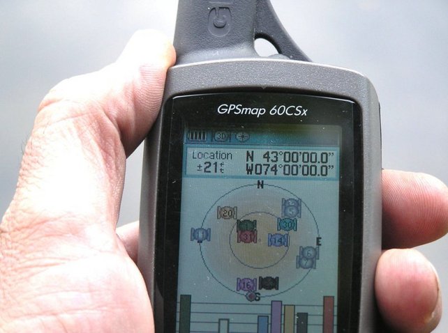 GPS puts the spot on dry land