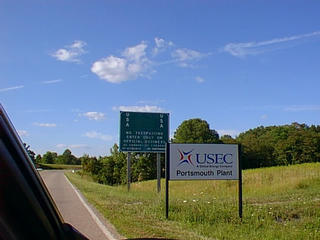 #1: USEC Portsmouth Plant entrance