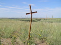 #7: Cross in the ground about 25 meters south-southwest of the confluence.