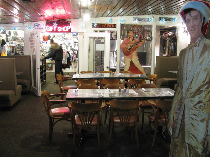 Marlowe's Ribs & Restaurant with Elvis memorabilia