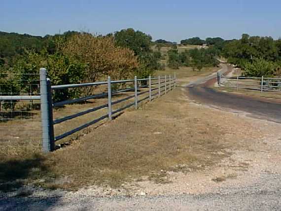 The Freeman Ranch gate
