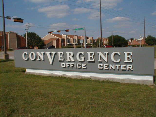 Sign to newly named office park