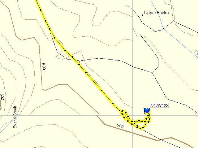 GPS track log