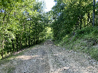 #11: The access trail from the south to the confluence point, looking south or downslope.