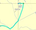 #6: Map: GPS trace at the destination.