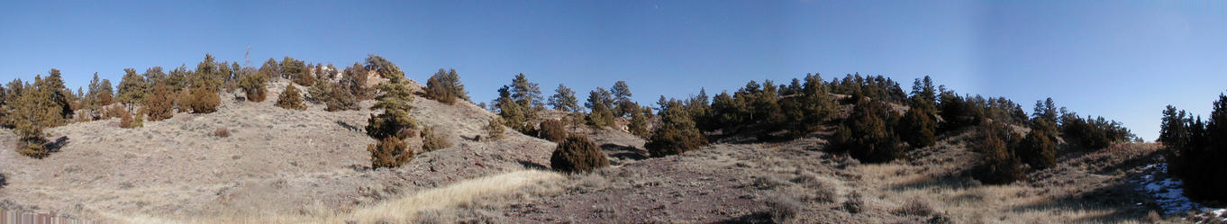 135 degree panorama -- North to Southeast