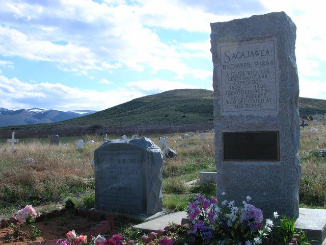 Sacajawea's final home, four miles from the confluence