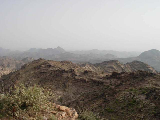 The wild and rugged southern Harāz mountains