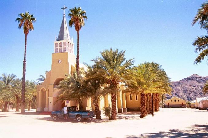 Mission church in Pella