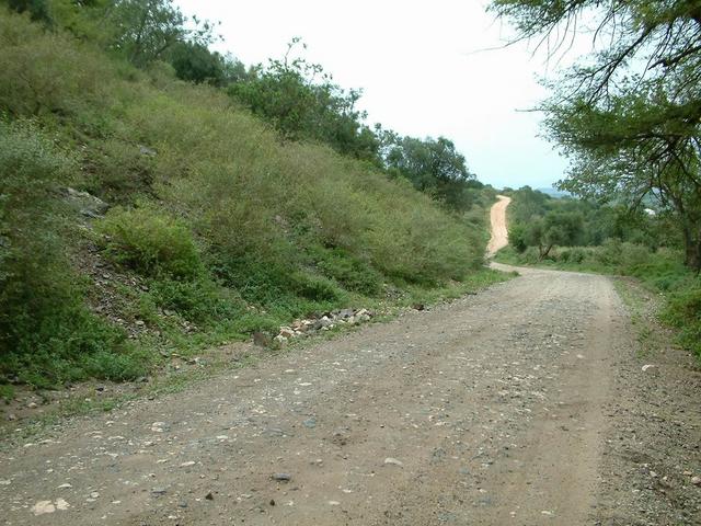 General area and road along Tugela river