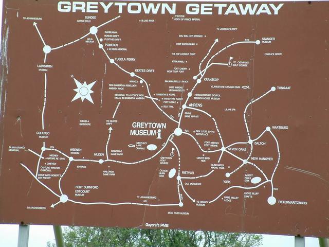 The map board at Greytown helped a little