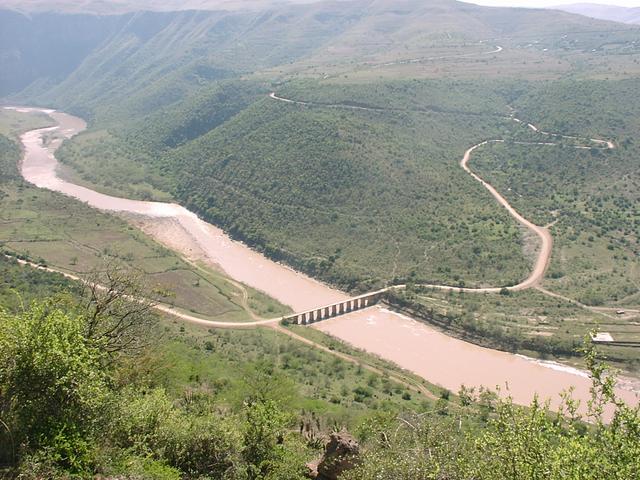 Bridge over Mzimvubu river