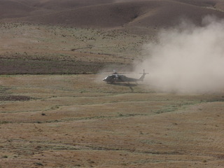 #1: Dust landing. Picture facing west.