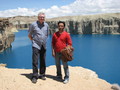#9: Terry and Jamshaid at the famous Band-e Amīr Lakes 