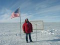 #2: Here I am a the Geographic South Pole 2/2/00