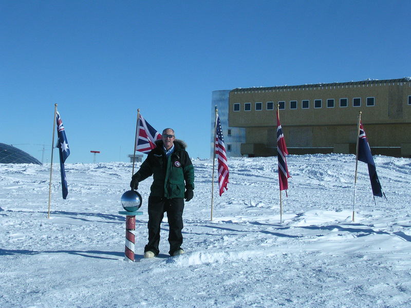 Ceremonial South Pole; "Old" & "New" South Pole Stations