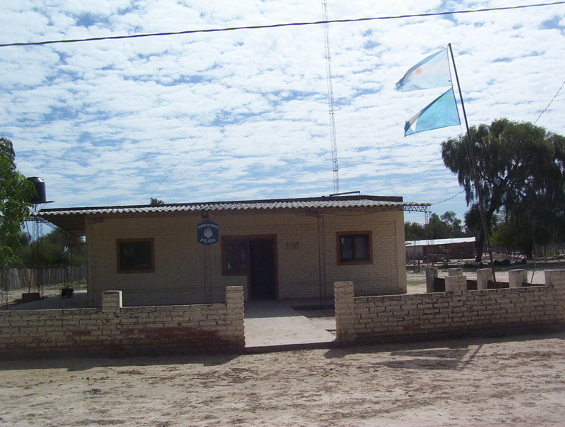 Estación de policia de Quebracho. Police station at Quebracho